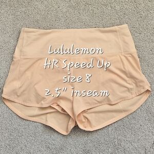 Lululemon Speed up shorts